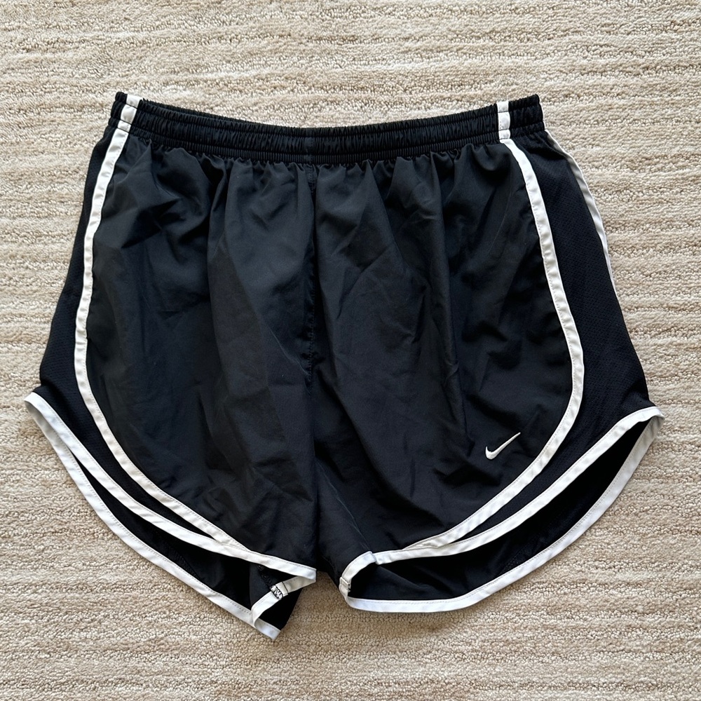 Nike Women's 3'' Dri-Fit Tempo Core Running Shorts Blue Yellow Size Medium